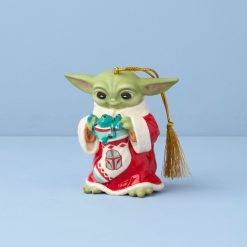 Lenox Westmore Holiday Grogu with Stocking Ornament