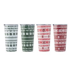 Lenox Westmore Fair Isle Highballs, Set of 4