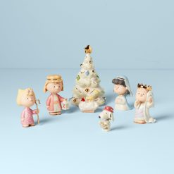 Lenox Westmore Peanuts 7-Piece Christmas Pageant Figurines
