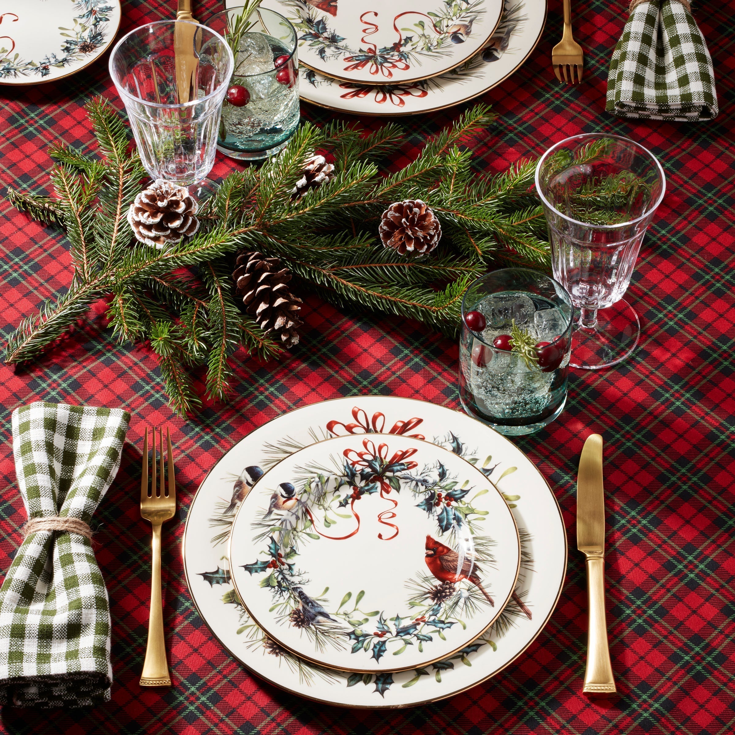 Lenox Westmore Winter Greetings 12-Piece Dinnerware Set - Image 5