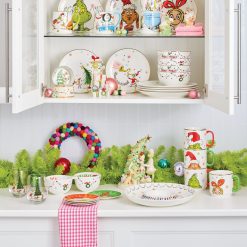 Alternative view of Lenox Westmore Merry Grinchmas Tidbit Plates, Set of 4