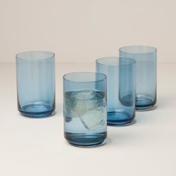 Alternative view of Lenox Westmore Tuscany Classics Stackable Blue Coolers, Set of 4