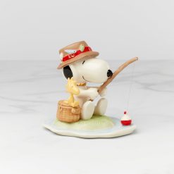 Lenox Westmore Peanuts Fishing Buddies Figurine