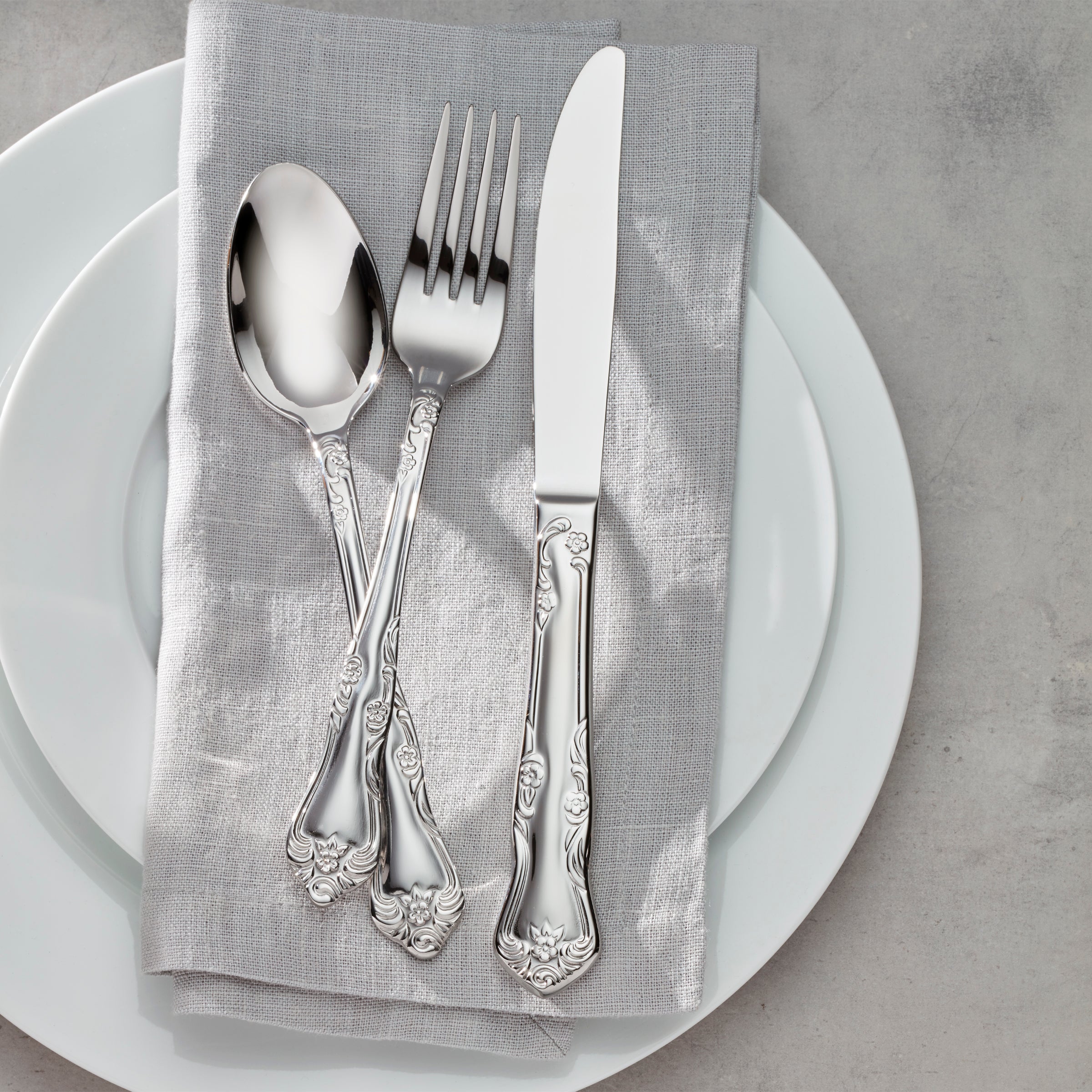 Lenox Westmore Azalea 20-Piece Flatware Set - Image 3