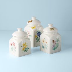Lenox Westmore Butterfly Meadow 3-Piece Canister Set