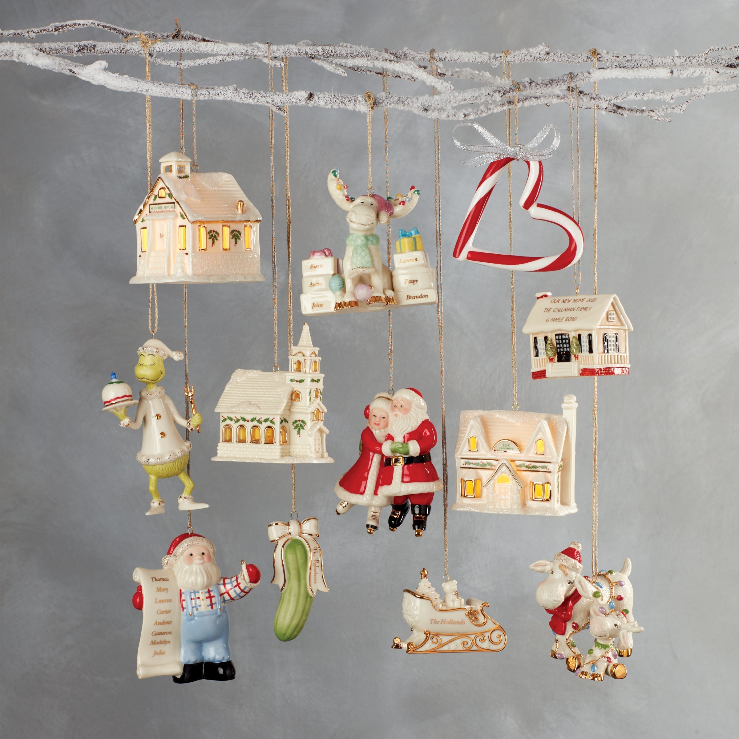 Lenox Westmore Christmas Village Church Lit Ornament - Image 3