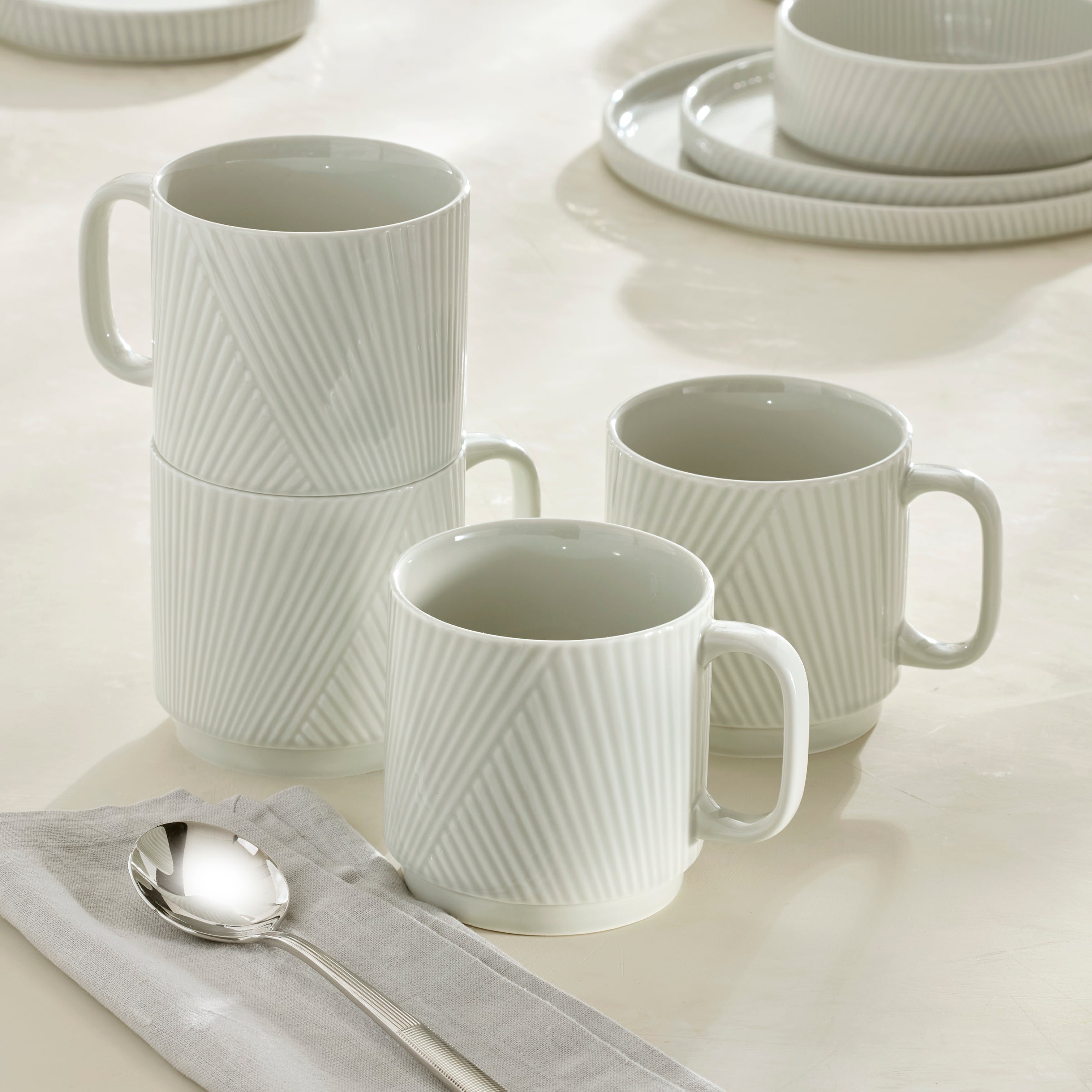Lenox Westmore Modulus Vapor Mugs, Set of 4 - Image 2