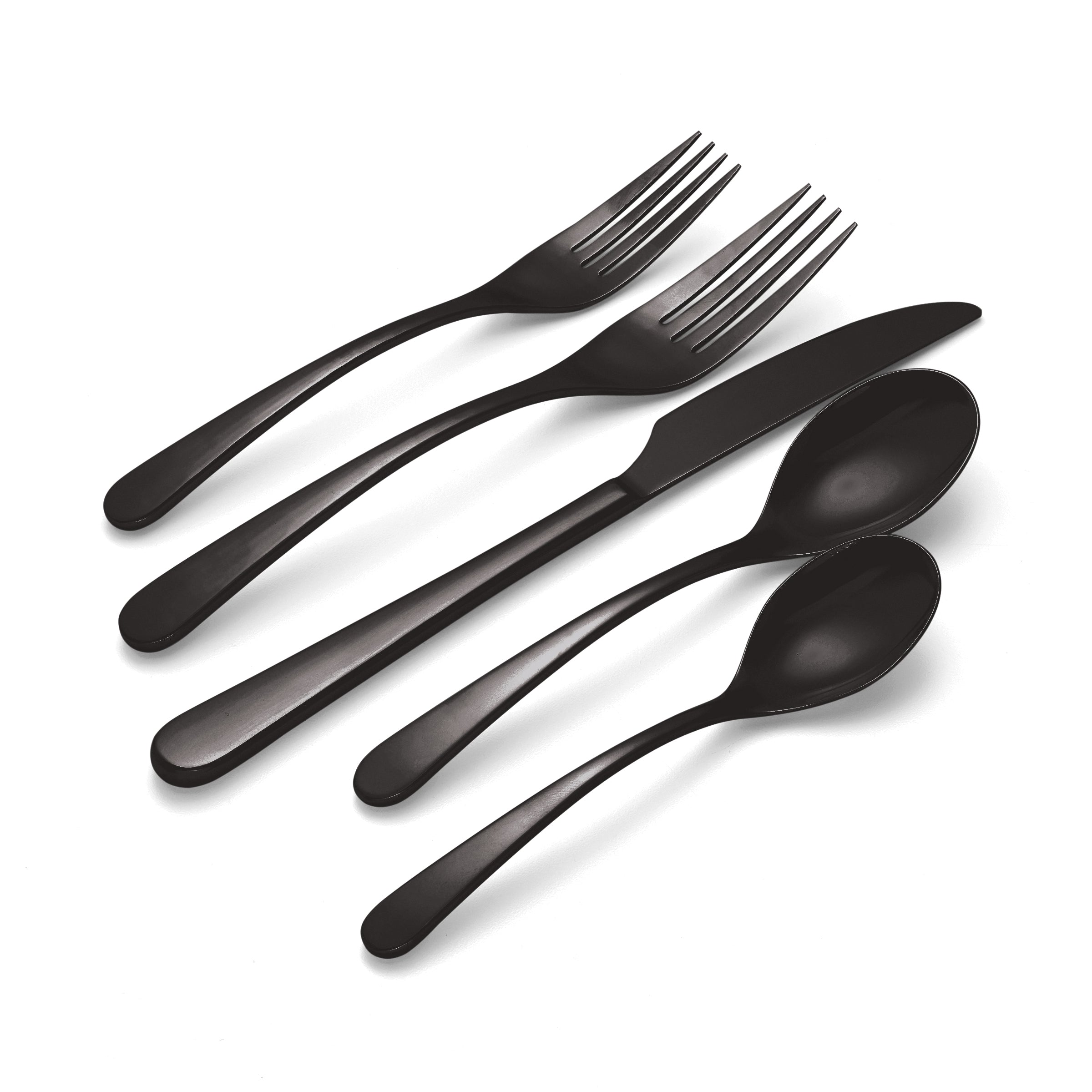 Lenox Westmore Kenbrook Black Vintage 20-Piece Flatware Set - Image 4