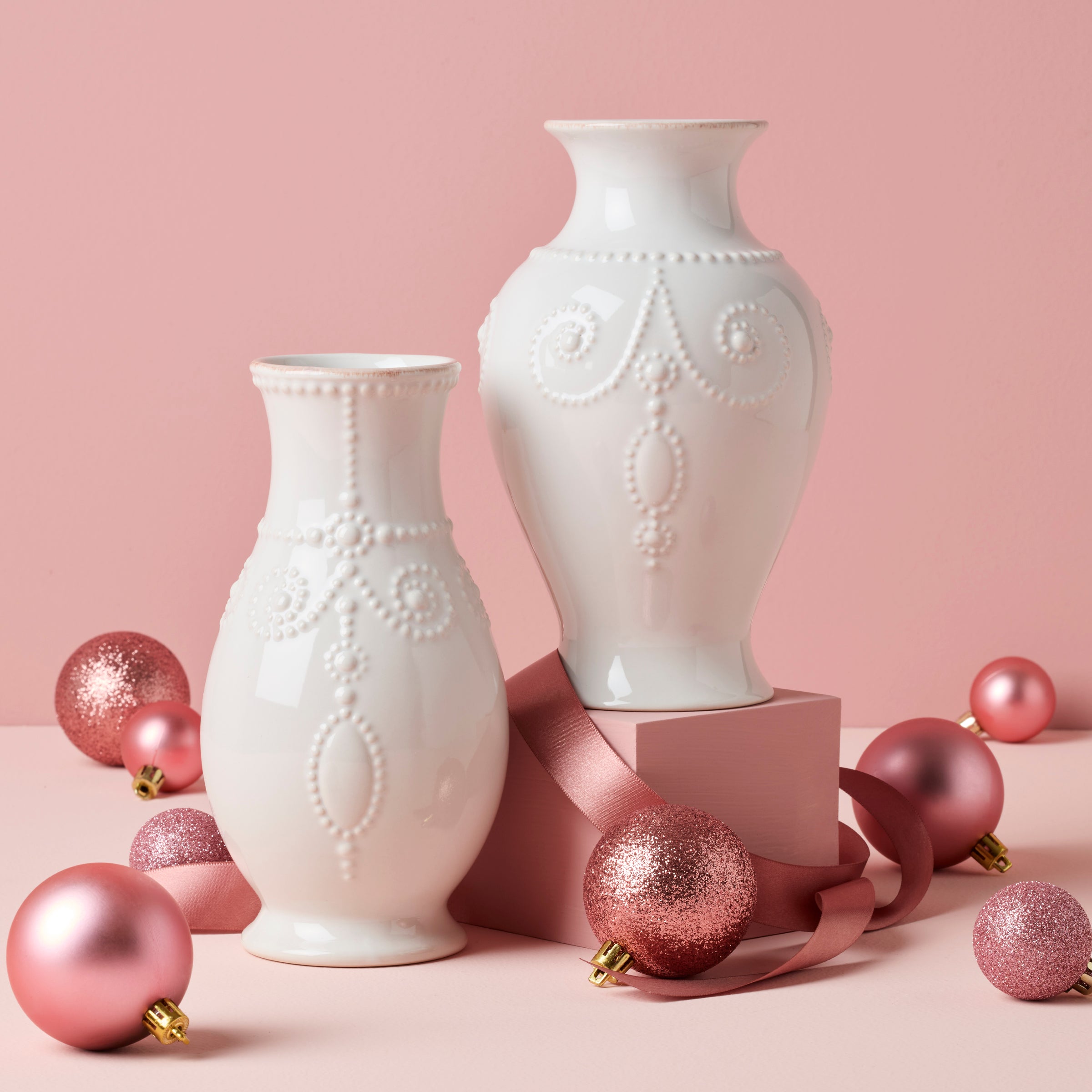 Lenox Westmore French Perle White Bouquet Vase - Image 3