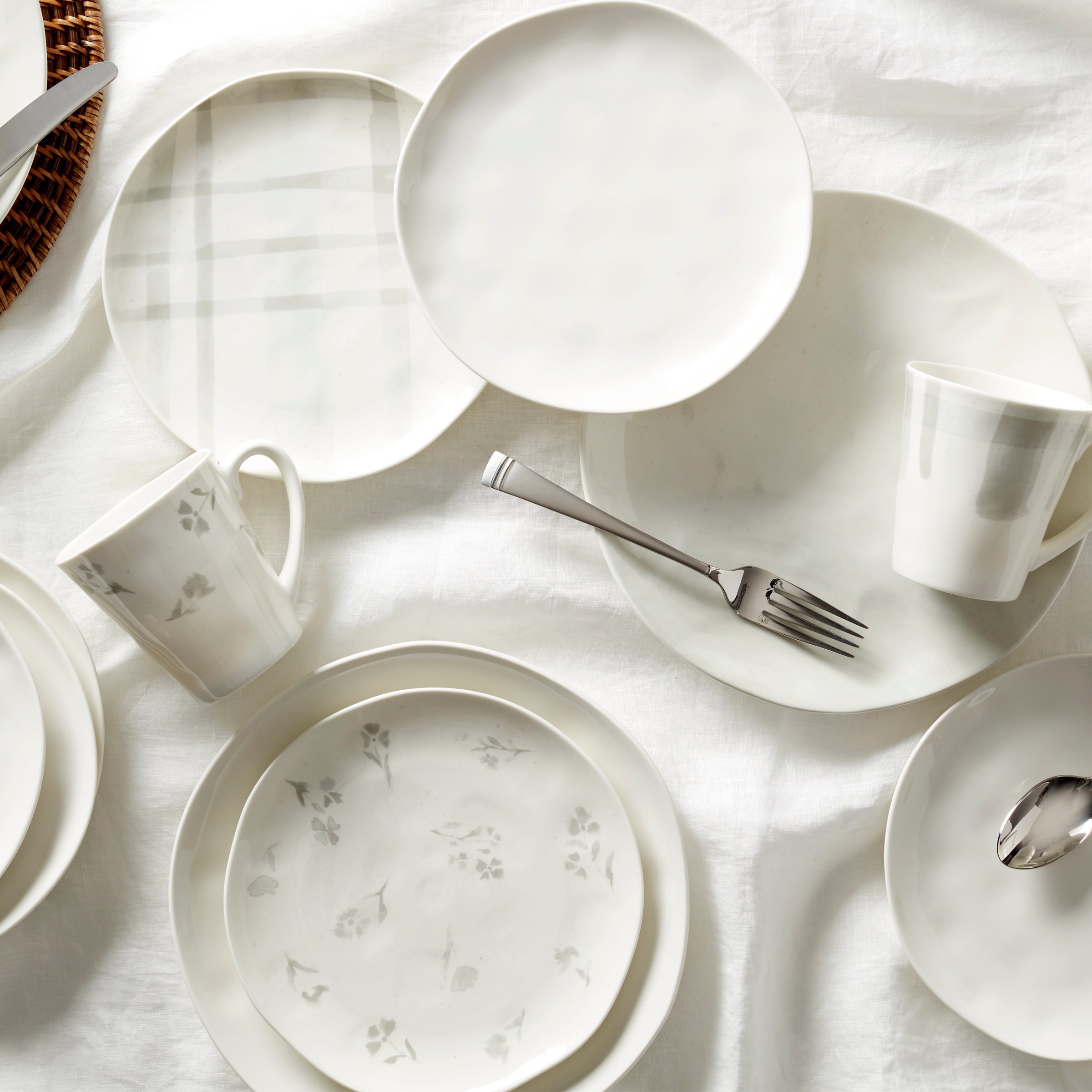 Lenox Westmore Bay Colors White Dinner Plates, Set of 4 - Image 2