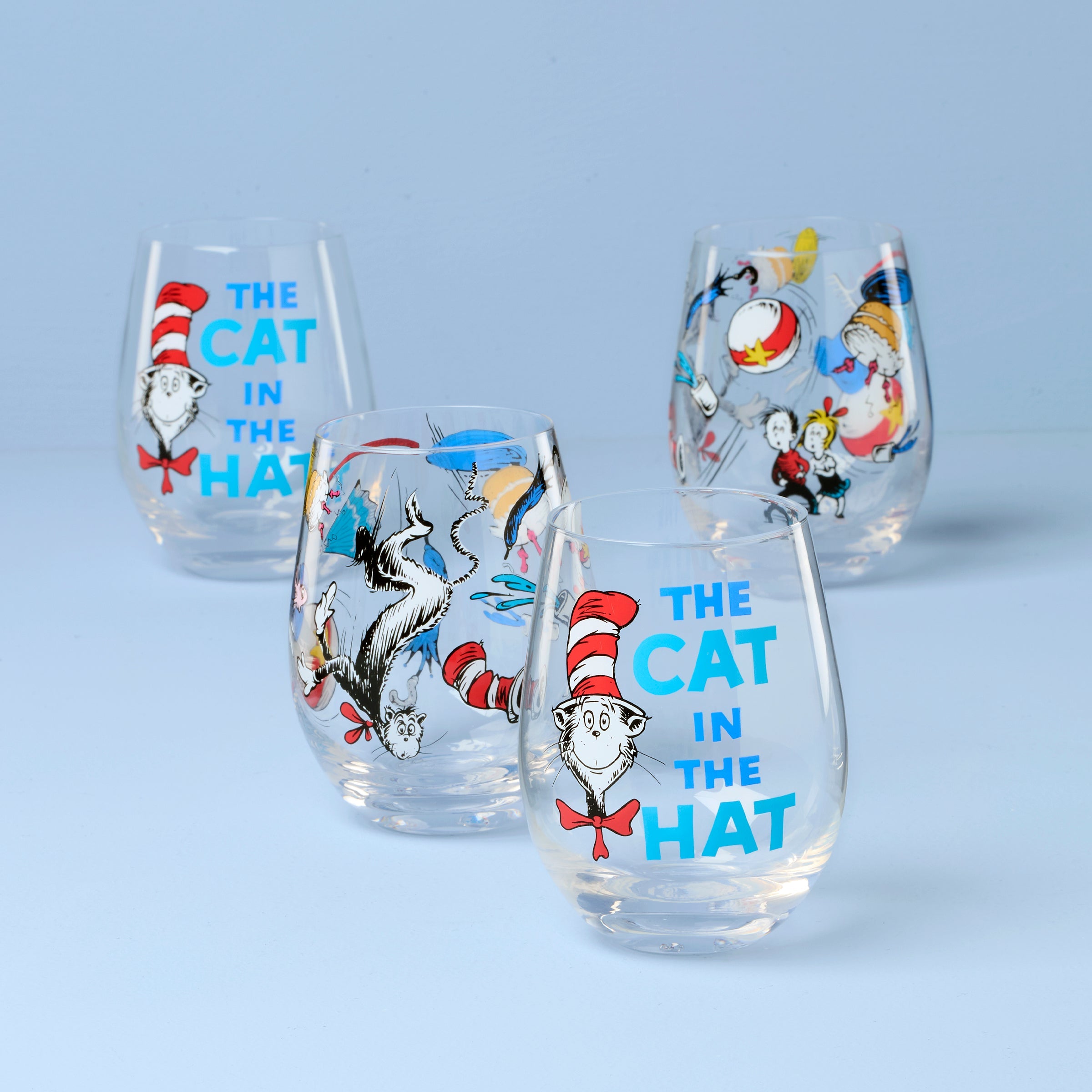 Lenox Westmore Cat In The Hat Tumblers, Set of 4