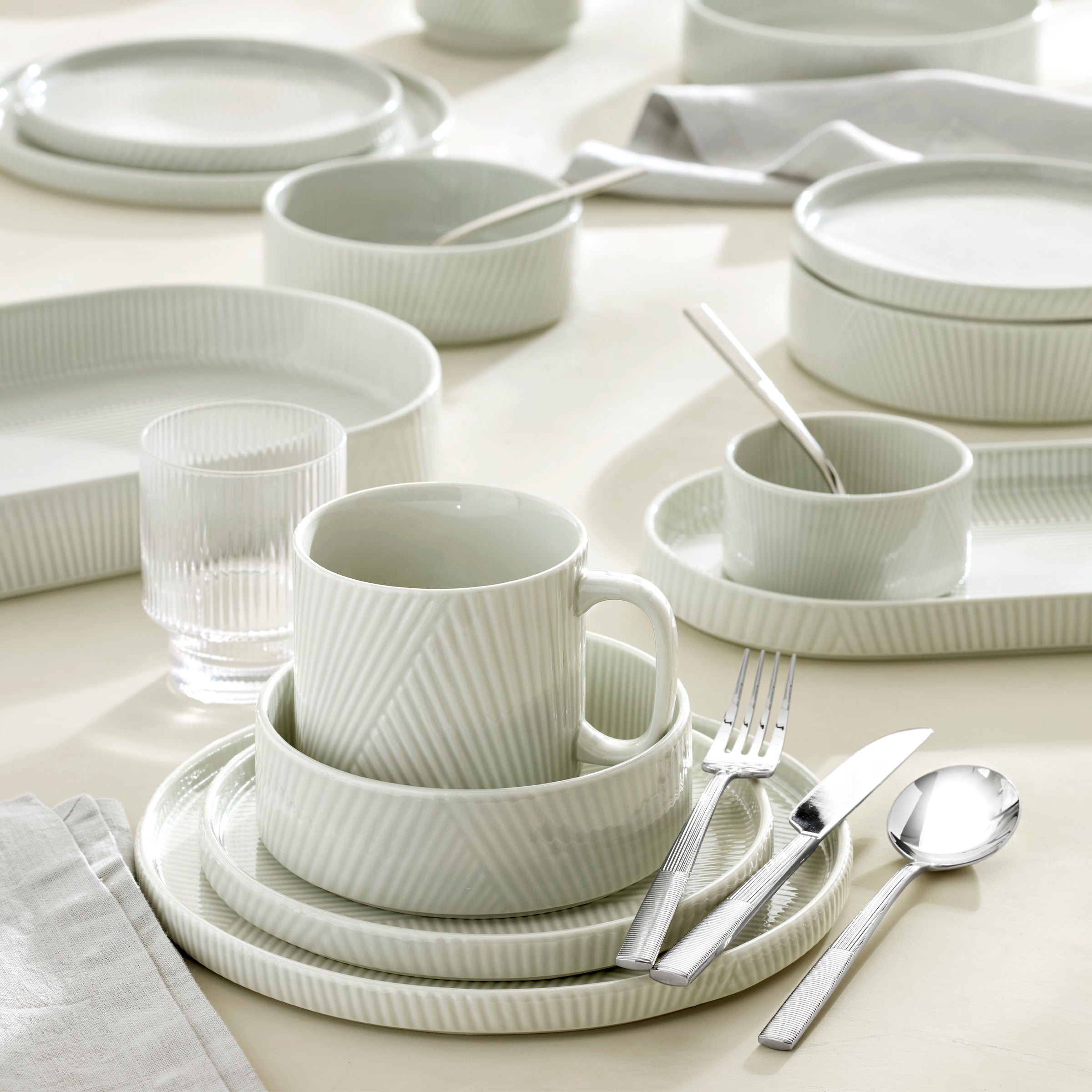 Lenox Westmore Modulus Vapor 12-Piece Dinnerware Set - Image 2