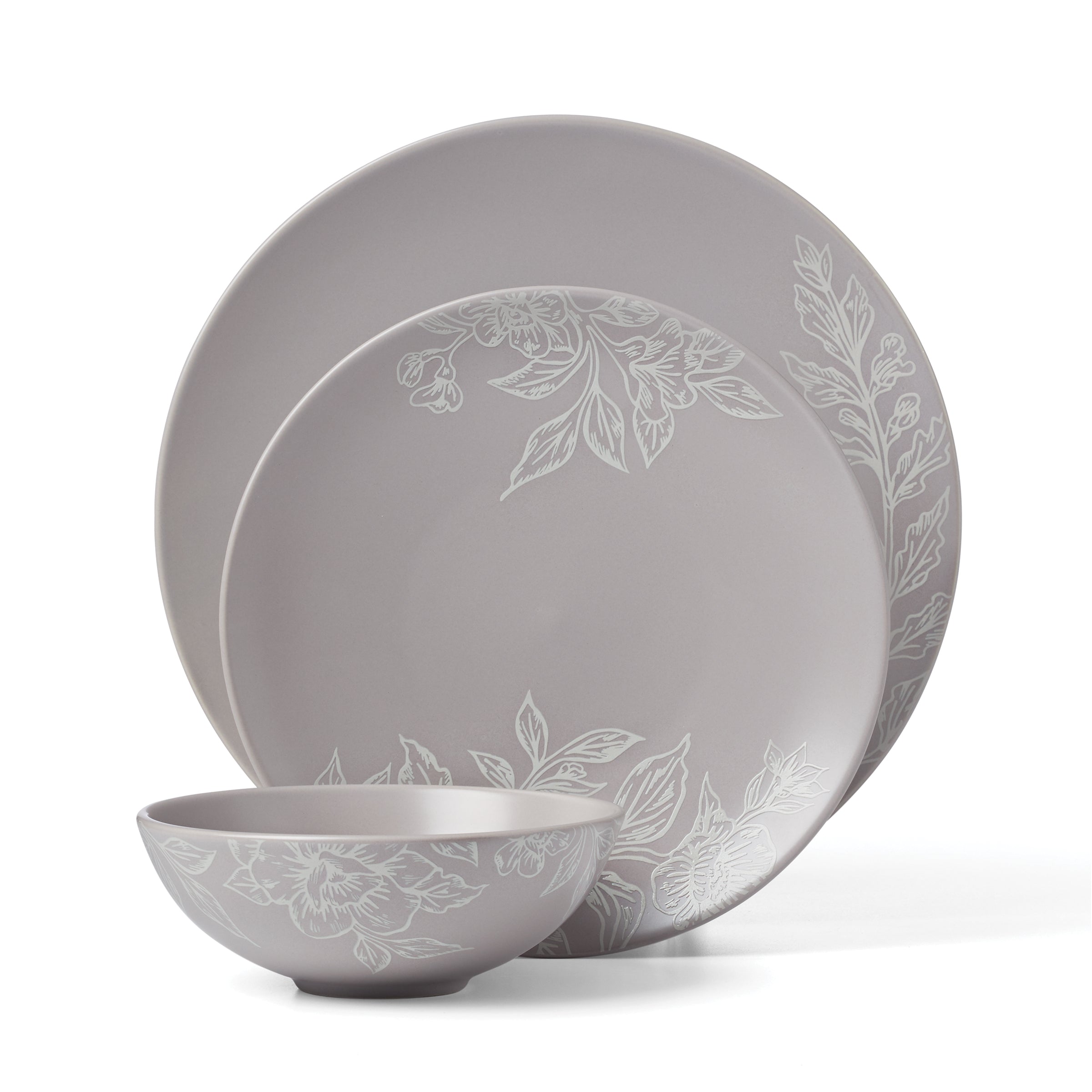 Lenox Westmore Roseto Pumice 12-Piece Dinnerware Set - Image 8