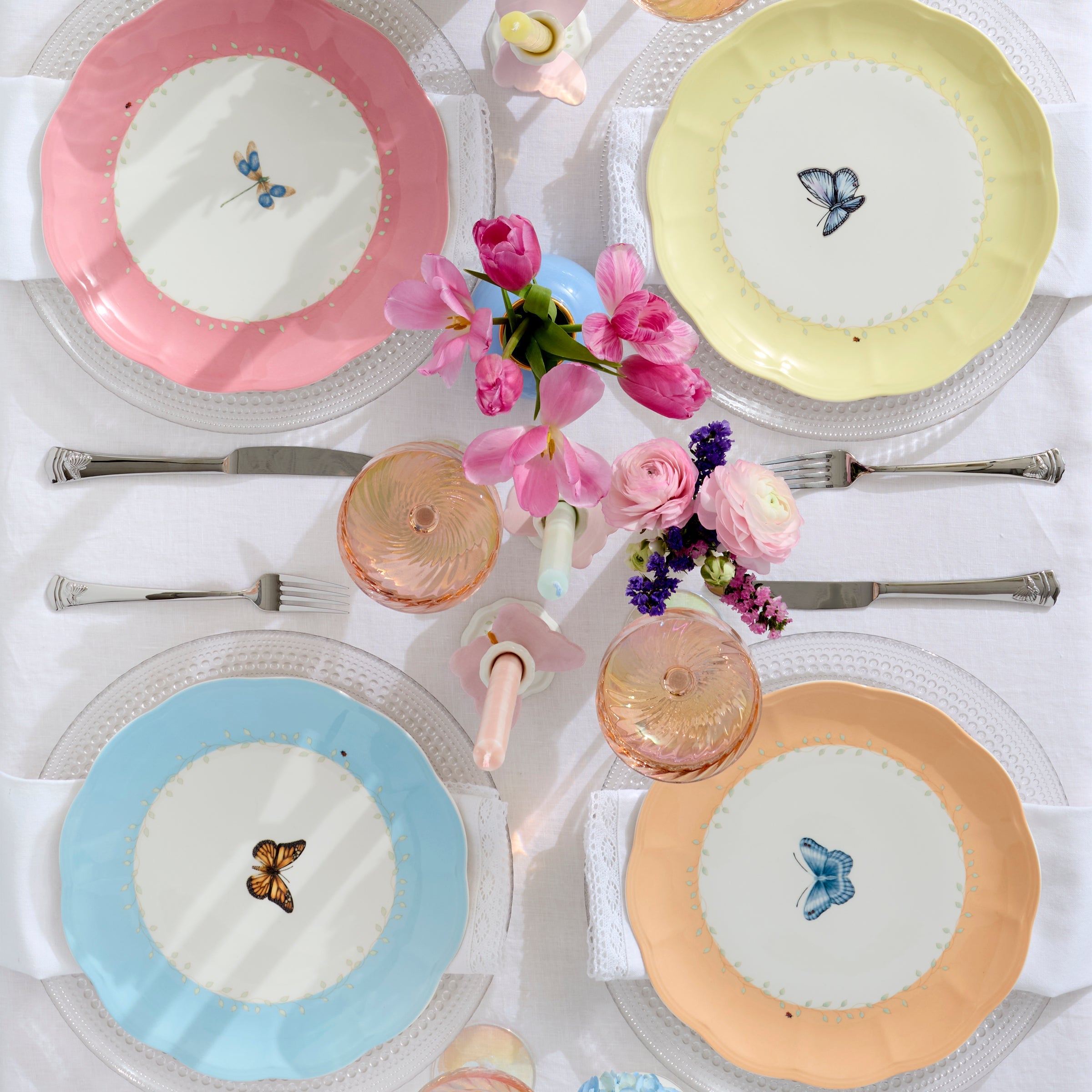 Lenox Westmore Butterfly Meadow Colors 18-Piece Dinnerware Set - Image 4