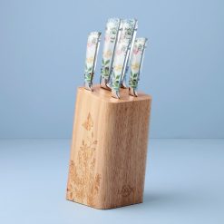 Lenox Westmore Butterfly Meadow Herbs 6-Piece Cutlery Block Set