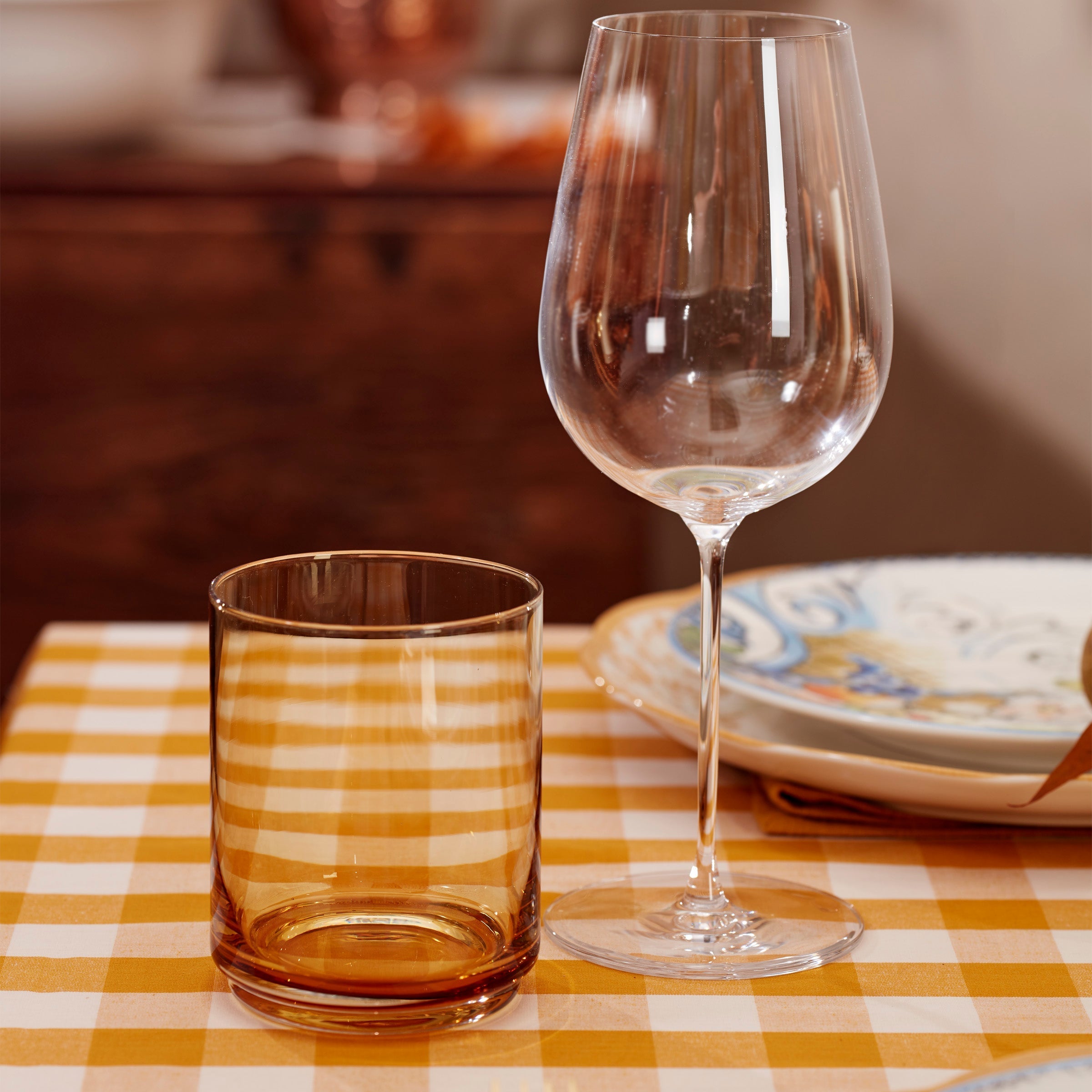 Lenox Westmore Tuscany Classics Stackable Amber Tall Glasses, Set of 4 - Image 10