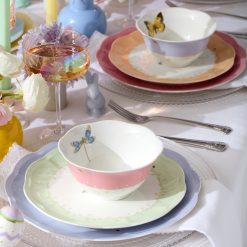 Alternative view of Lenox Westmore Butterfly Meadow Colors 4-Piece Dessert Bowl Set