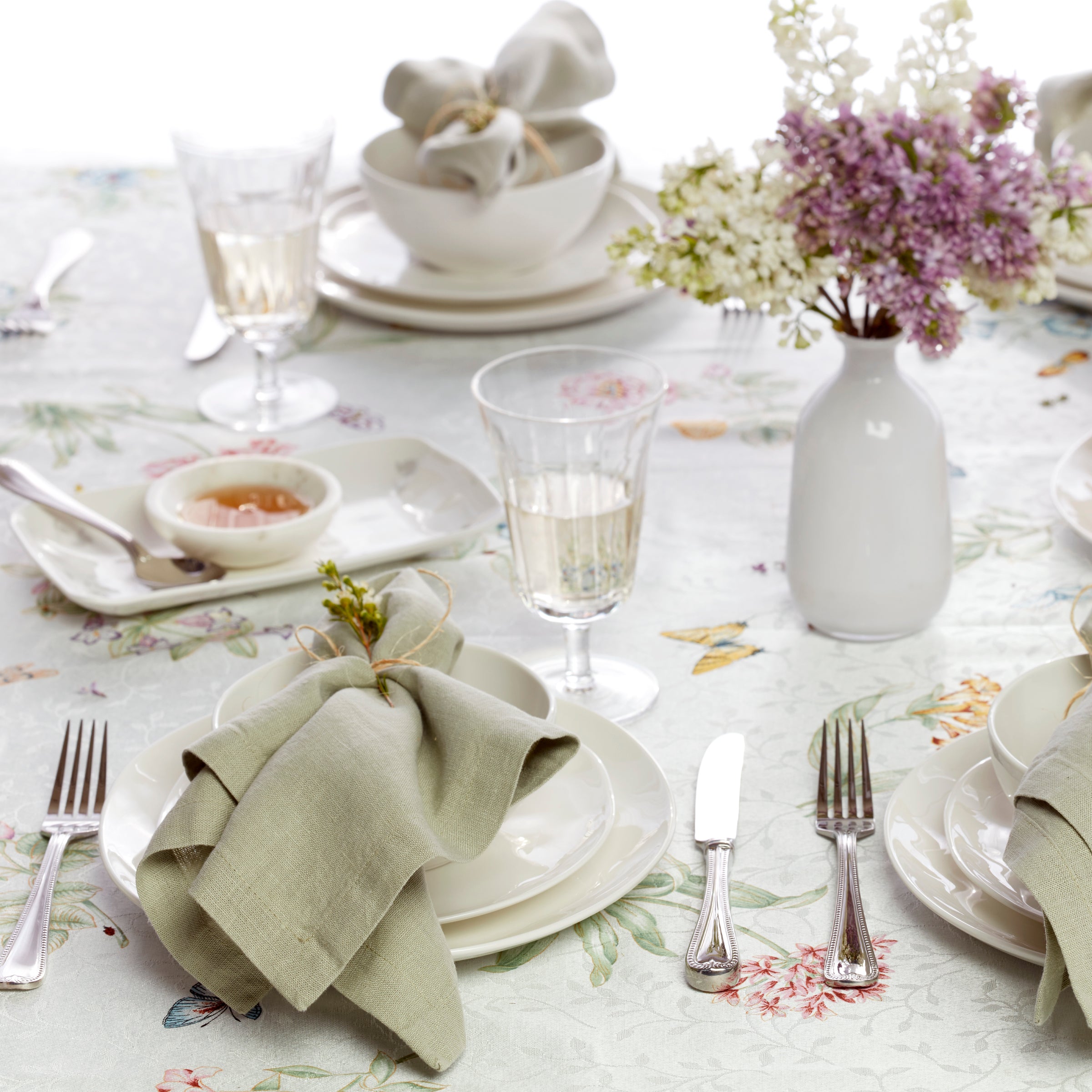 Lenox Westmore Bay Colors White Dinner Plates, Set of 4 - Image 5