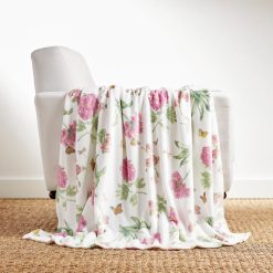 Alternative view of Lenox Westmore Butterfly Meadow Bloom Pink Throw Blanket