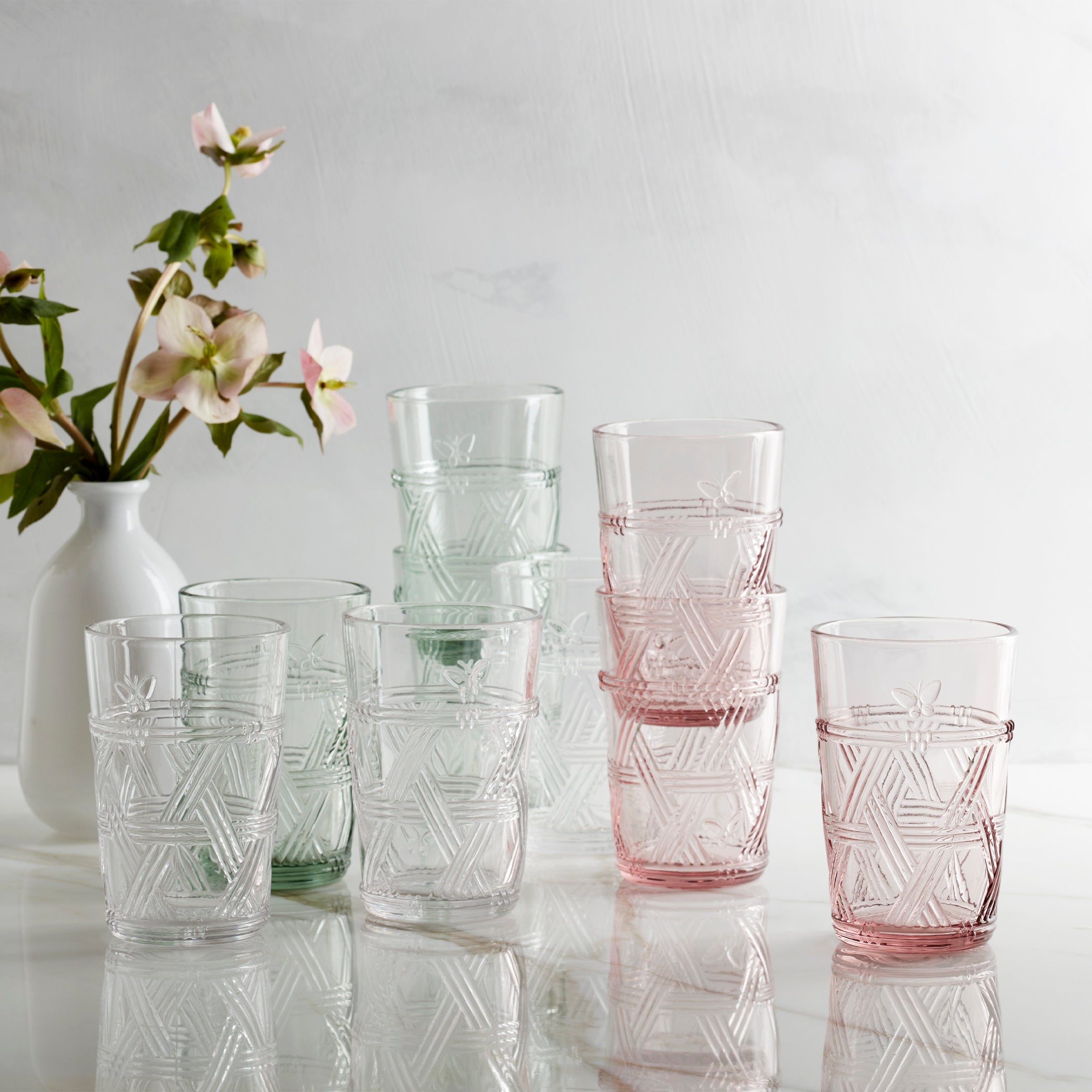 Lenox Westmore Butterfly Meadow Green Tall Glasses, Set of 4 - Image 4