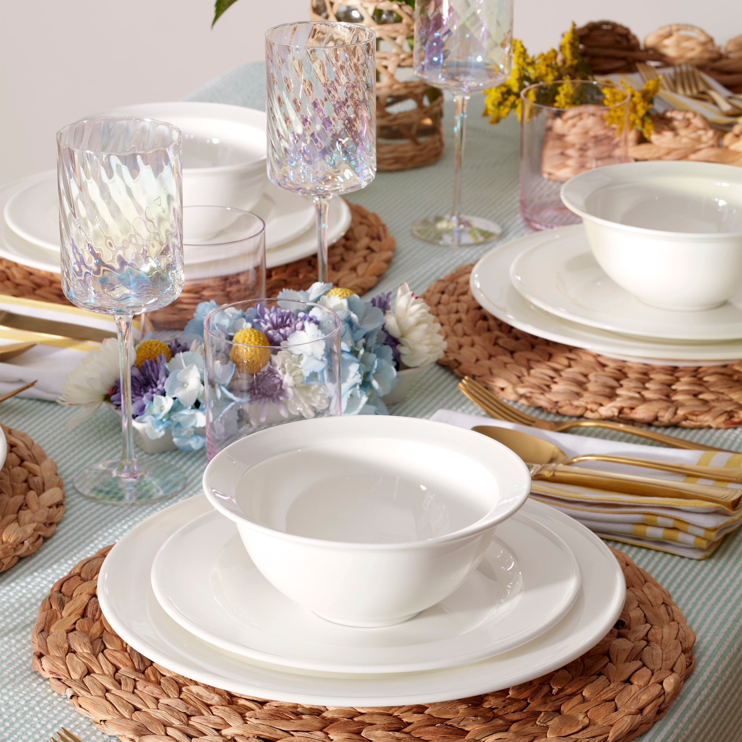 Lenox Westmore Studio 1414 Rimmed 12-Piece Dinnerware Set - Image 3