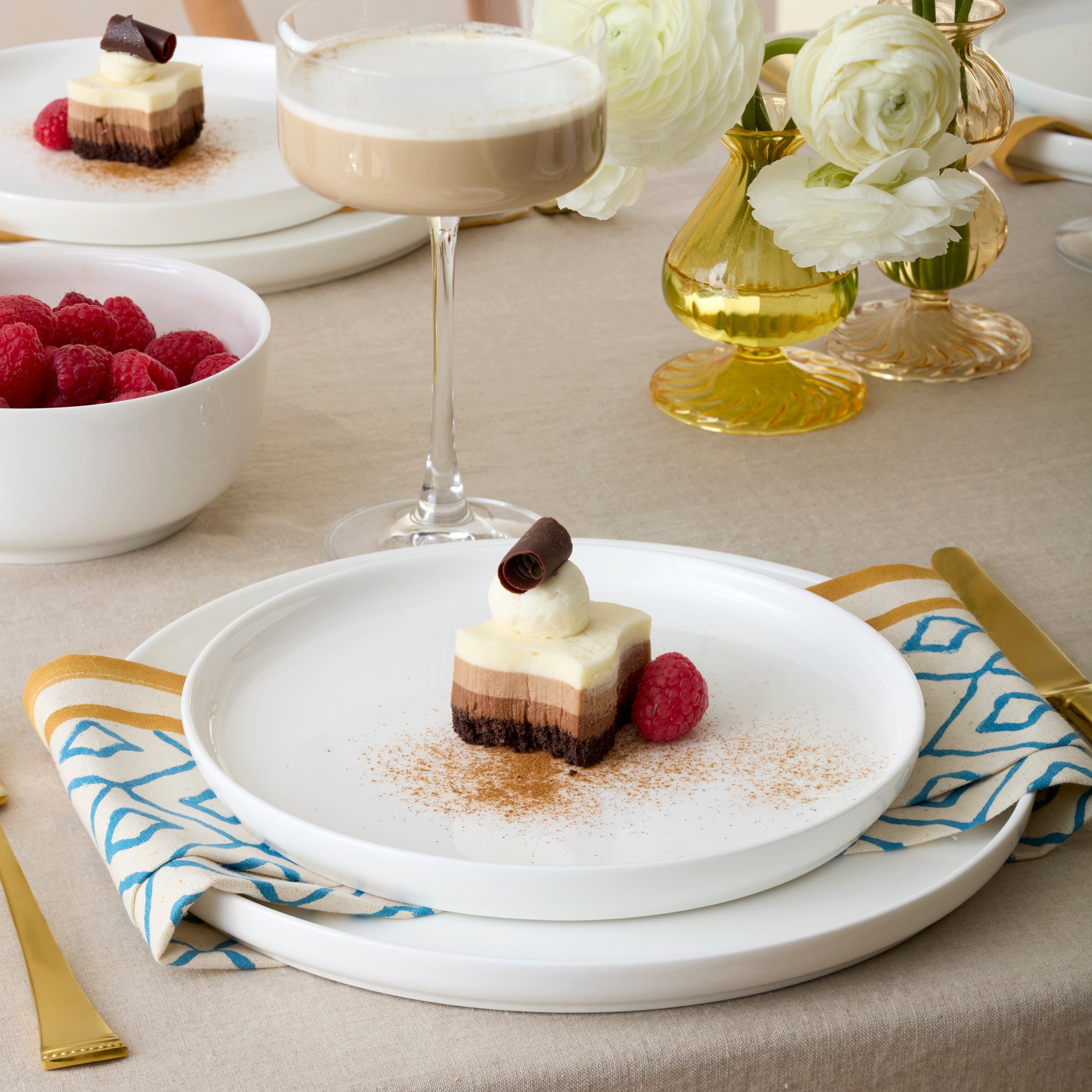 Lenox Westmore Modern White 18-Piece Dinnerware Set - Image 7