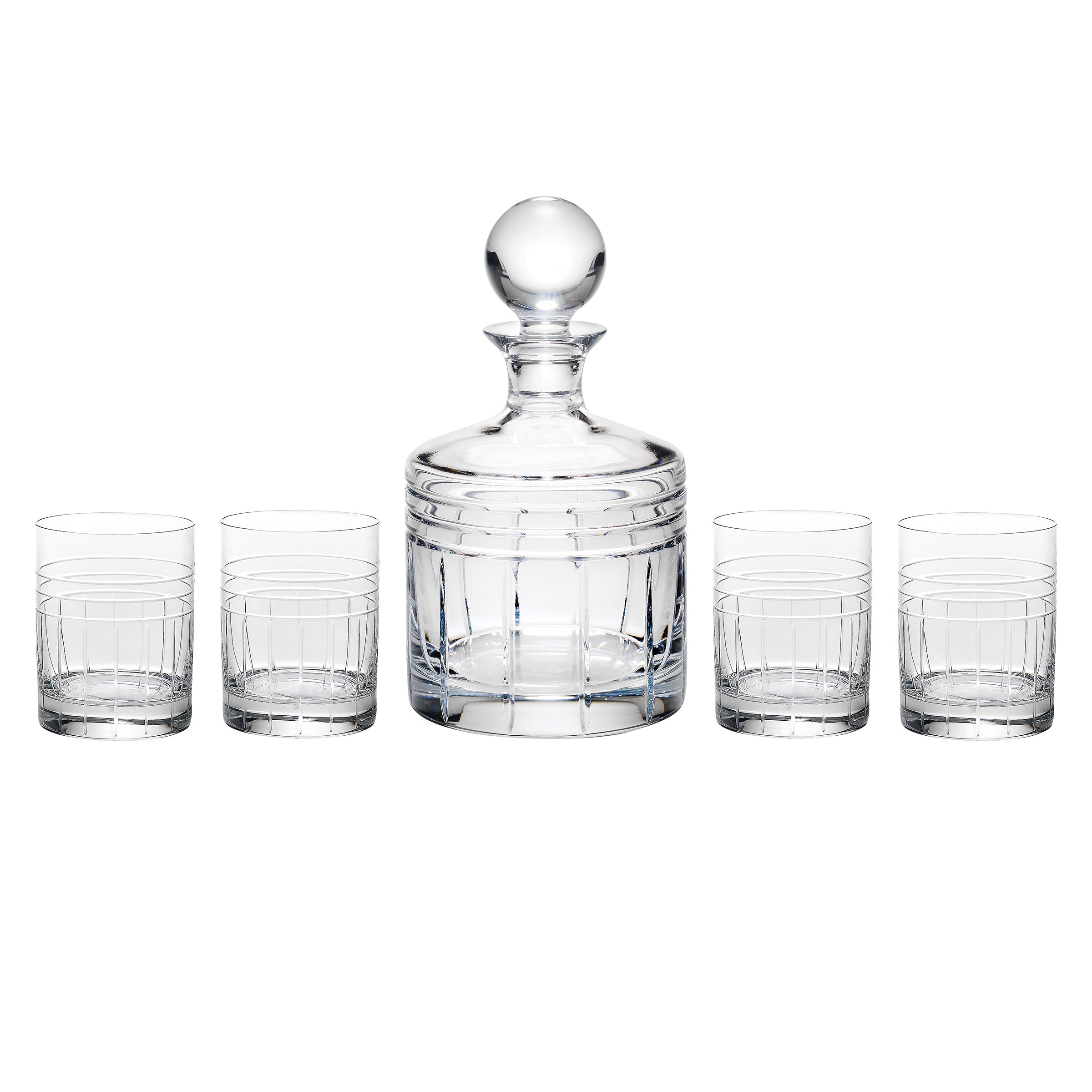 Lenox Westmore Tempo Crystal 5-Piece Whiskey Set