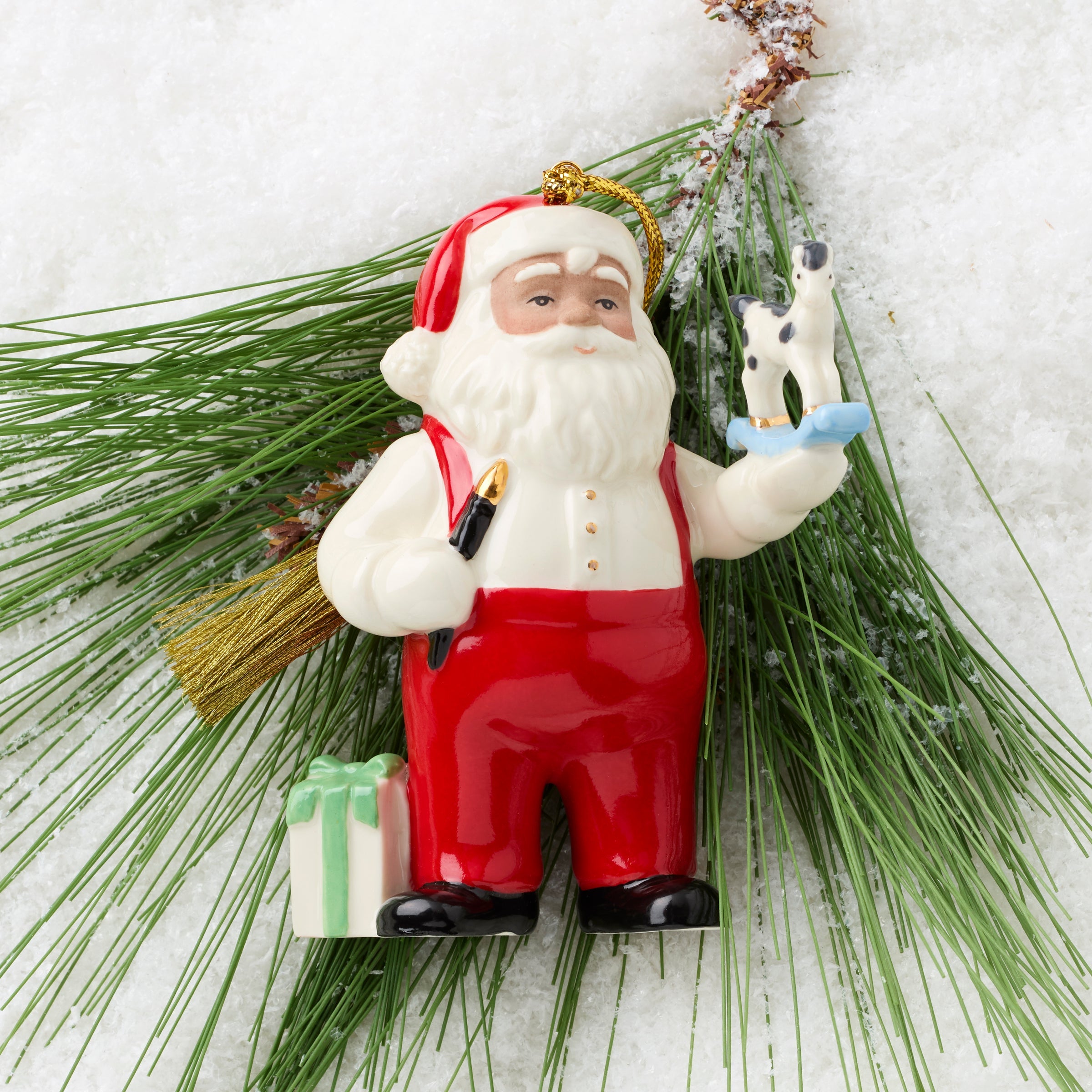Lenox Westmore African American Santa Workshop Ornament - Image 3
