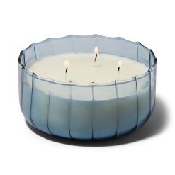 Lenox Westmore Ripple Peppered Indigo 12oz Candle