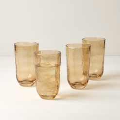 Alternative view of Lenox Westmore Homespun Amber Tall Tumbler - Set Of 4