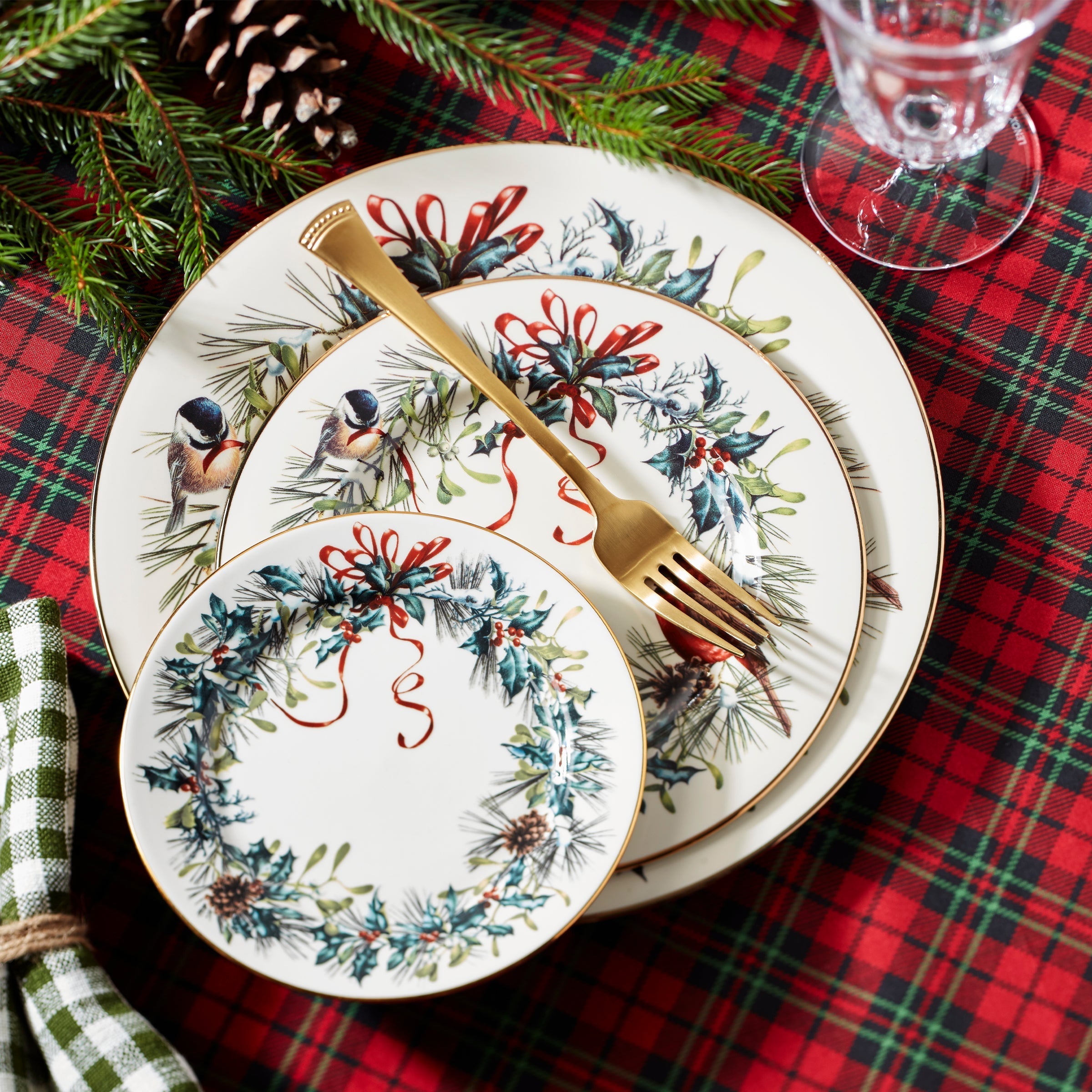 Lenox Westmore Winter Greetings 12-Piece Dinnerware Set - Image 8