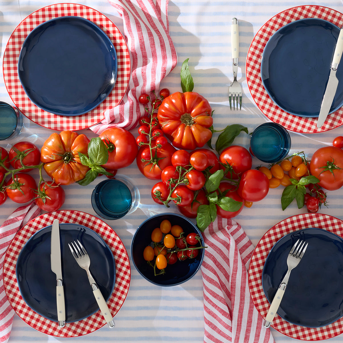 Lenox Westmore Bay Colors Blue Accent Plates, Set of 4 - Image 3