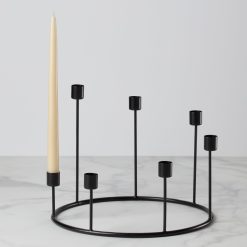Alternative view of Lenox Westmore Kent Large Black Candlestick Wreath