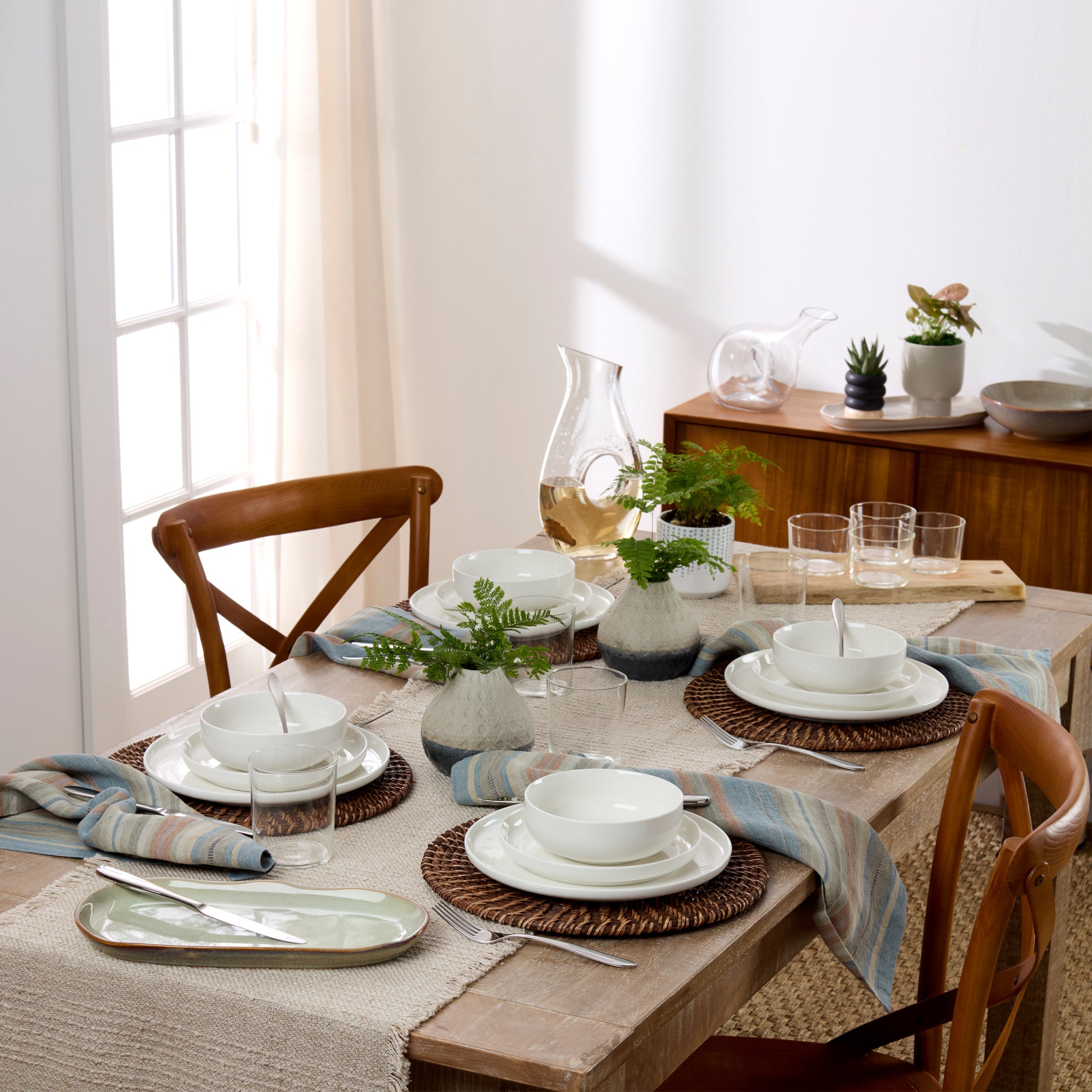 Lenox Westmore 24 Seven White 24-Piece Dinnerware Set - Image 4