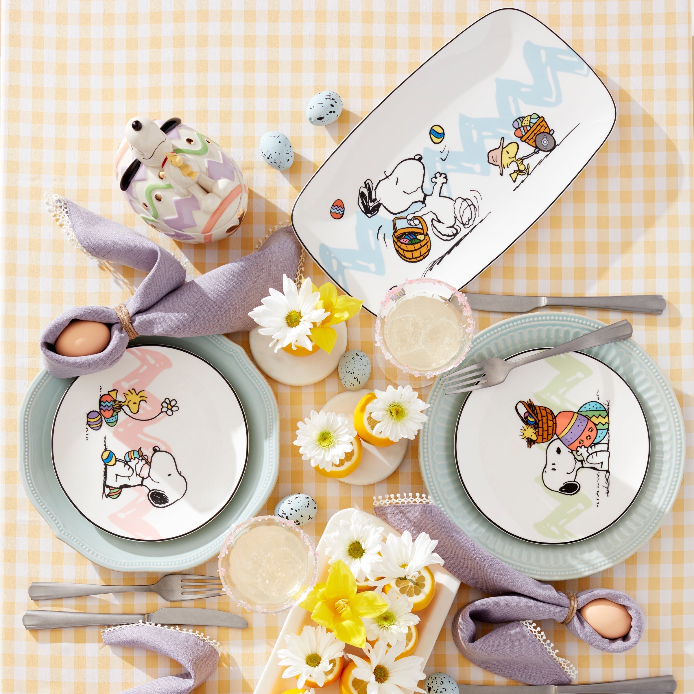 Lenox Westmore Snoopy Easter Accent Plates, Set of 4 - Image 5