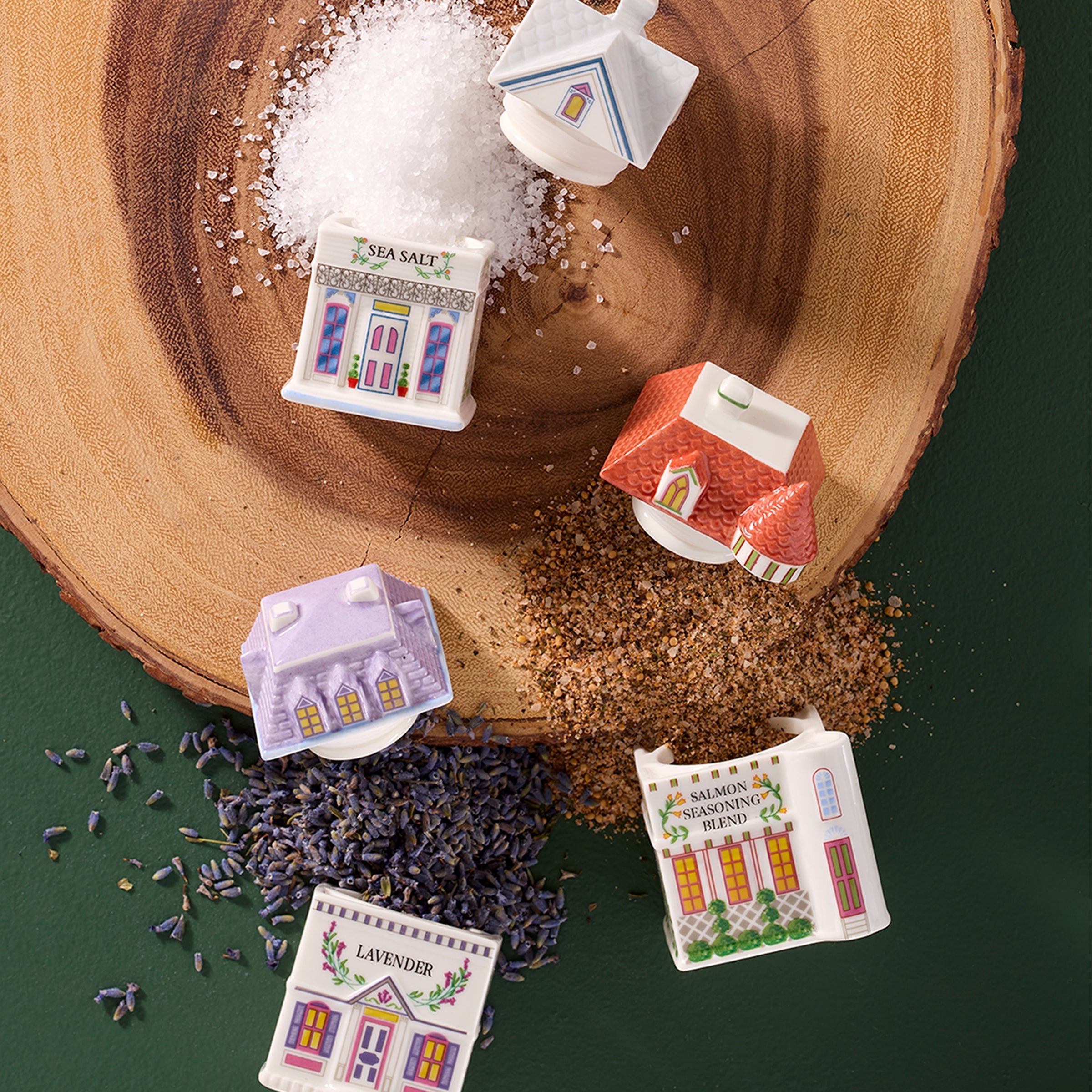 Lenox Westmore Lenox Spice Village 3-Piece West Coast Spice Jars Set - Image 4