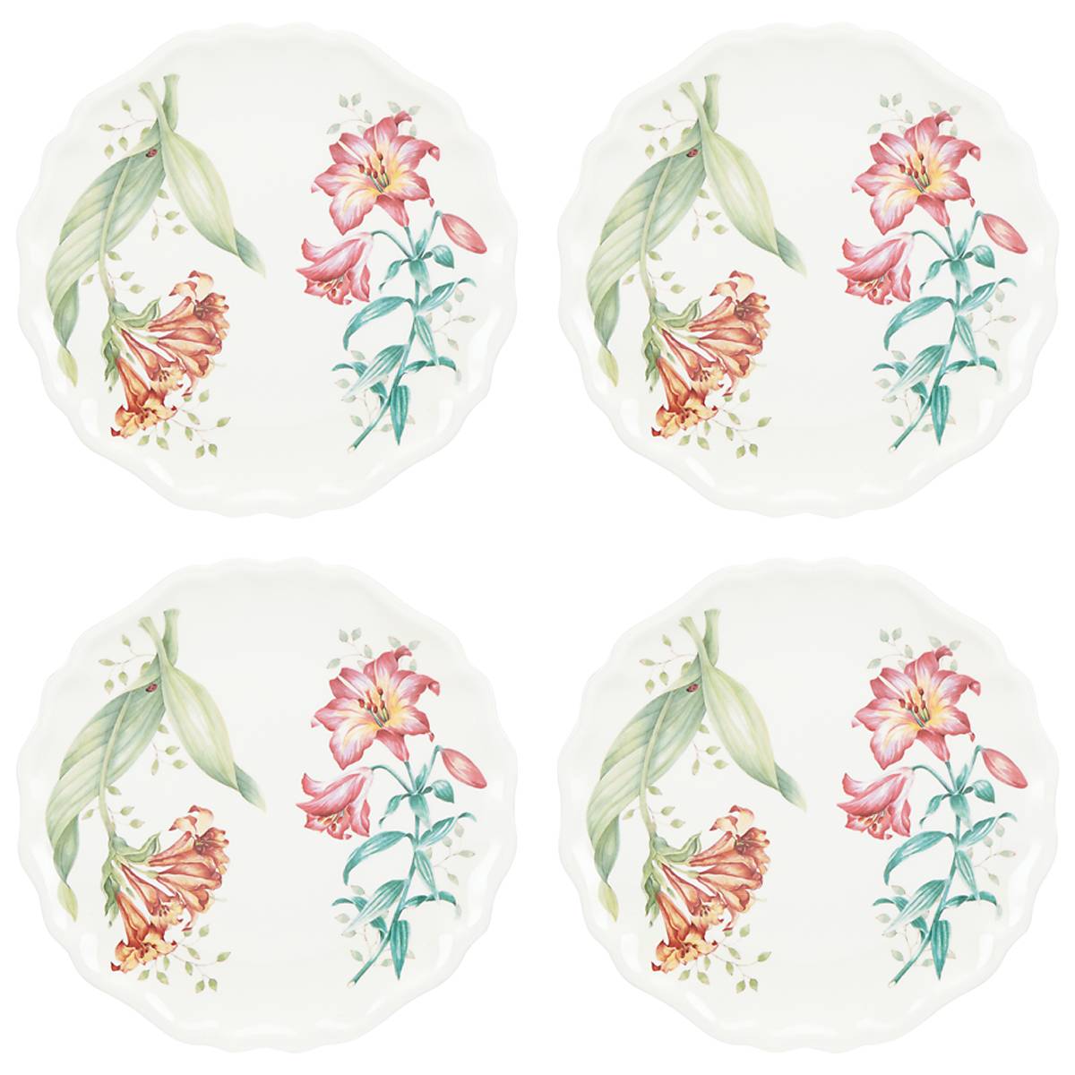 Lenox Westmore Butterfly Meadow Melamine Accent Plates, Set of 4 - Image 5