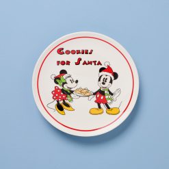 Lenox Westmore Disney Holiday Cookies for Santa Plate