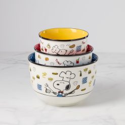 Alternative view of Lenox Westmore Chef Snoopy 3-Piece Bowl Set