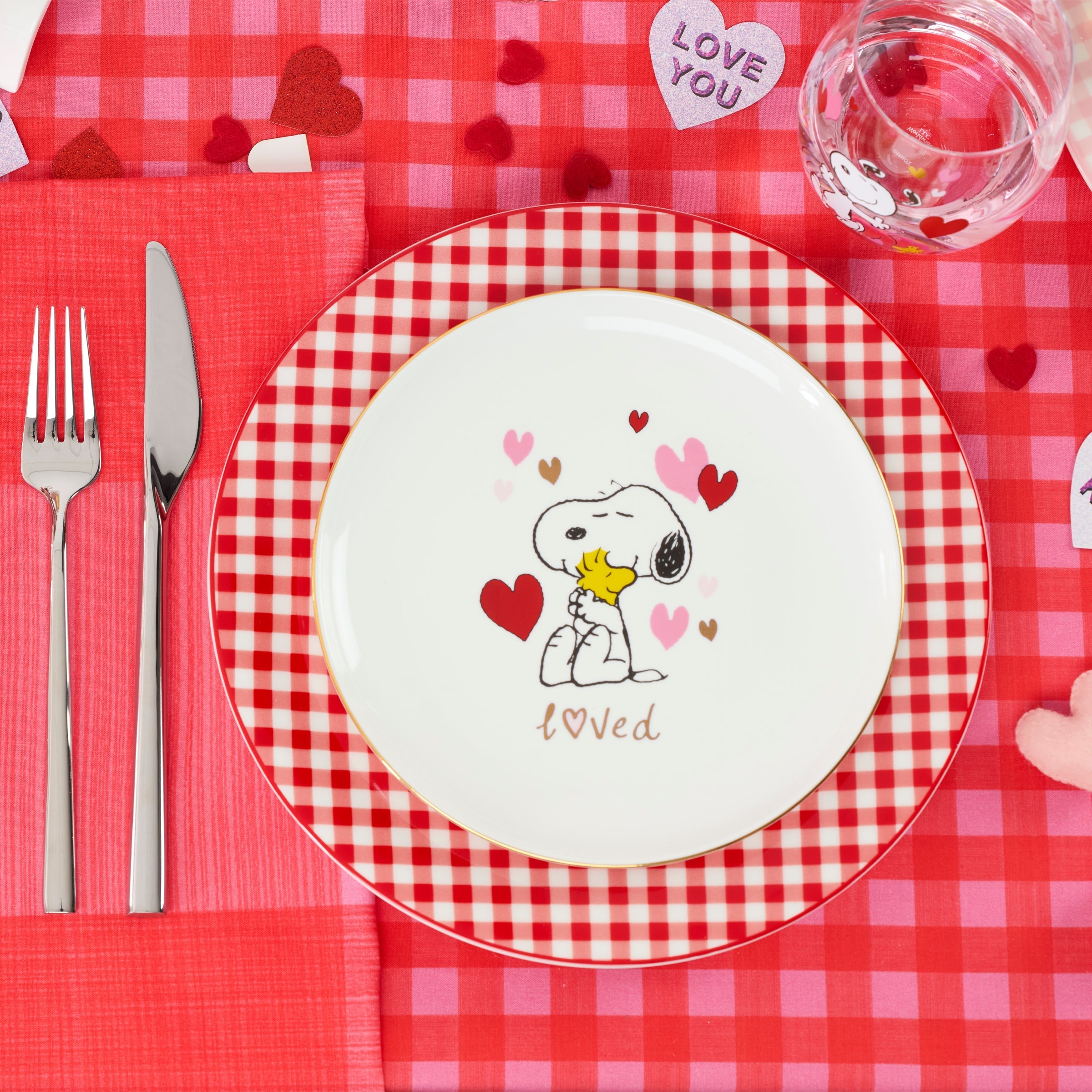 Lenox Westmore Snoopy Valentine's Day Accent Plates, Set of 4 - Image 6