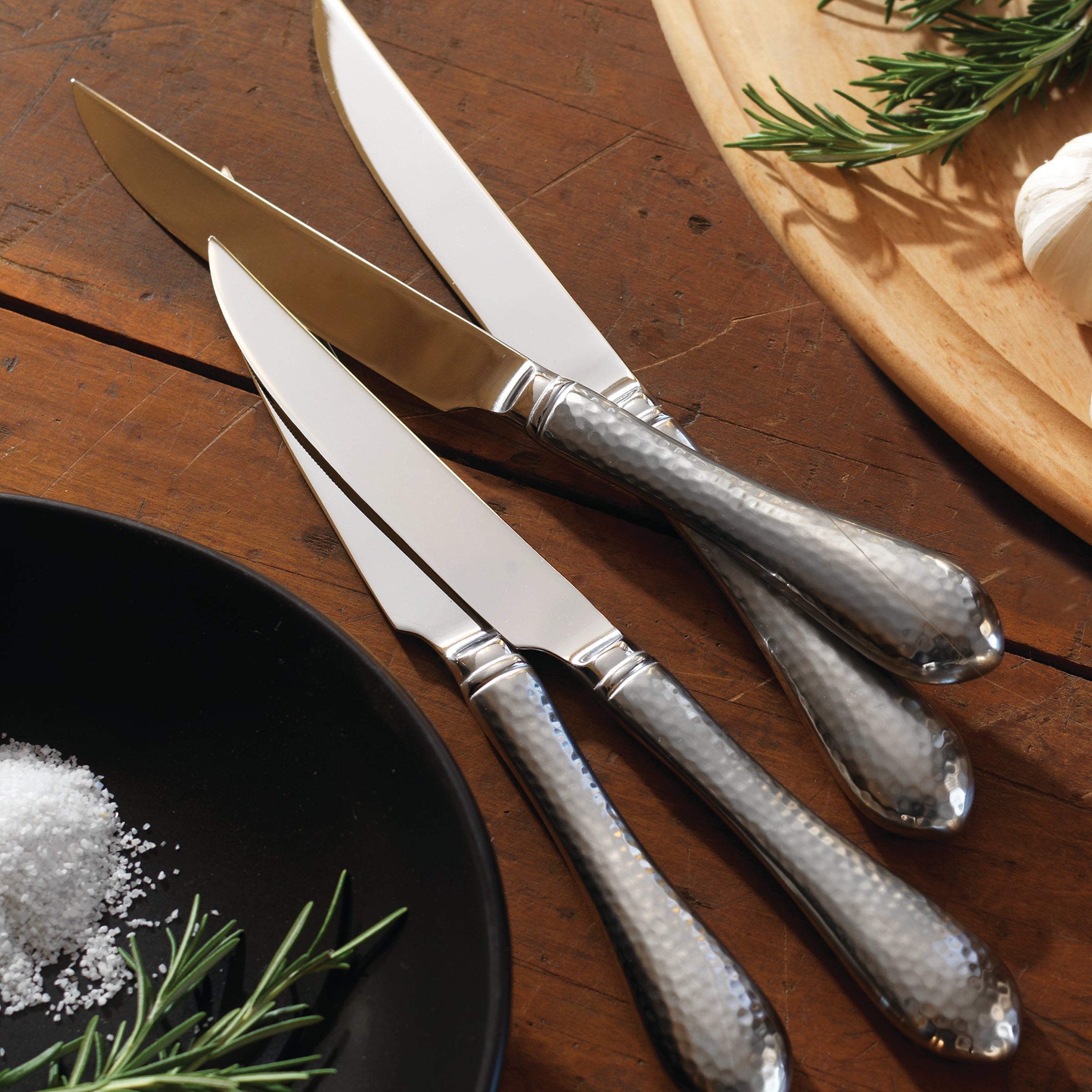 Lenox Westmore Hammered Antique Steak Knives, Set of 4 - Image 2