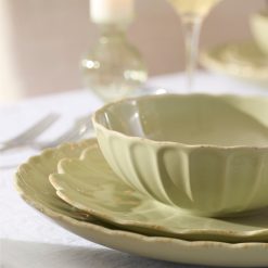 Alternative view of Lenox Westmore French Perle Scallop Matcha 18-Piece Dinnerware Set