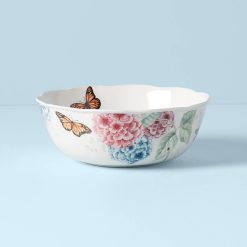 Lenox Westmore Butterfly Meadow Hydrangea Large Serving Bowl