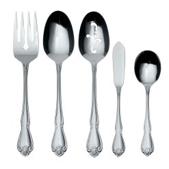 Lenox Westmore True Rose 5 Piece Everyday Flatware Serving Set