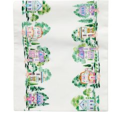 Alternative view of Lenox Westmore Lenox Spice Village Print Embroidered 14x70 Table Runner