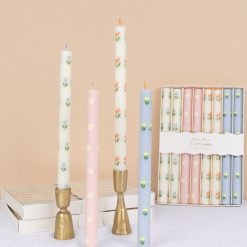 Lenox Westmore Floral Table Candles, Set of 8