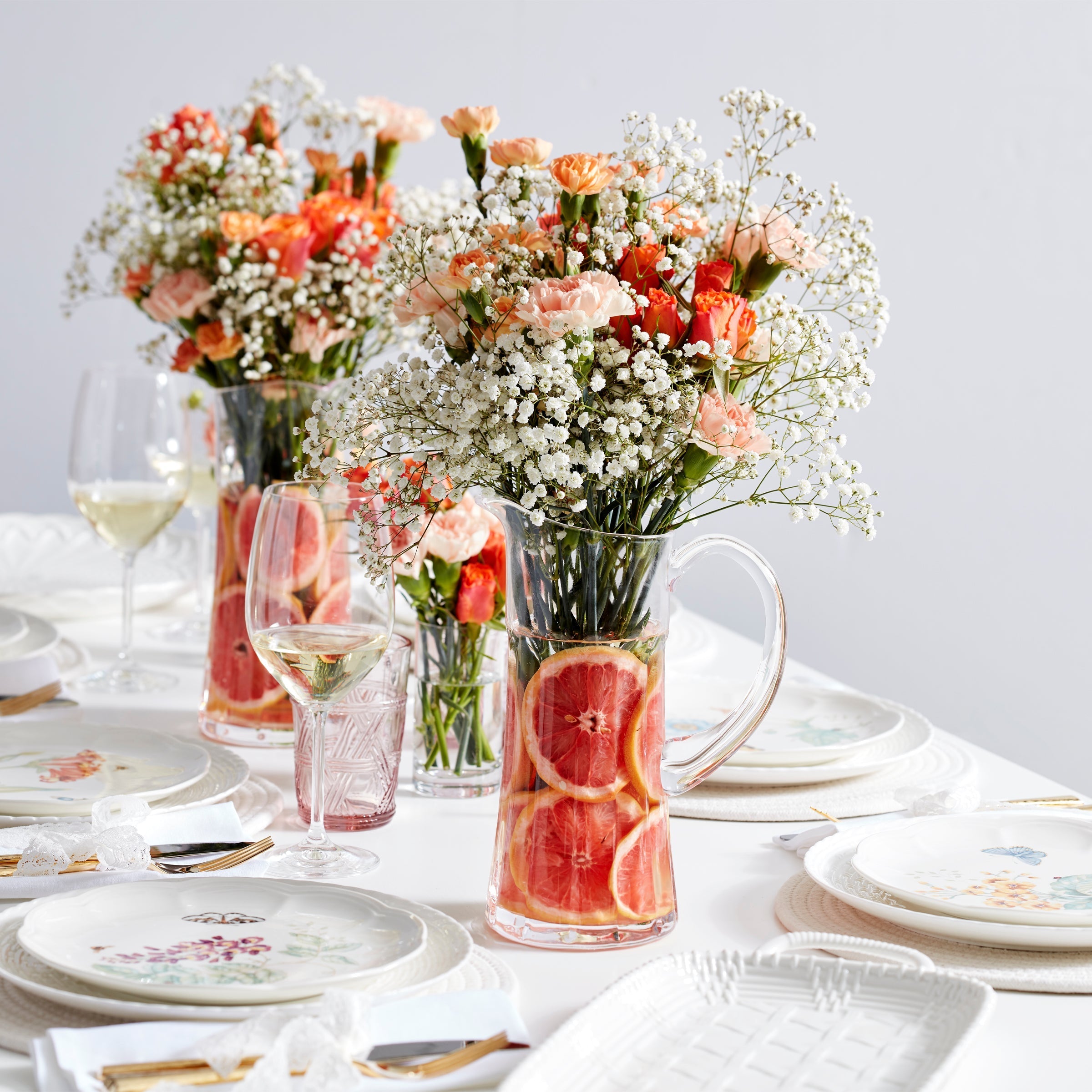 Lenox Westmore Butterfly Meadow Pink Tall Glasses, Set of 4 - Image 4