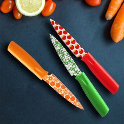 Alternative view of Lenox Westmore Printed Fruit 3-Piece Paring Knife Set