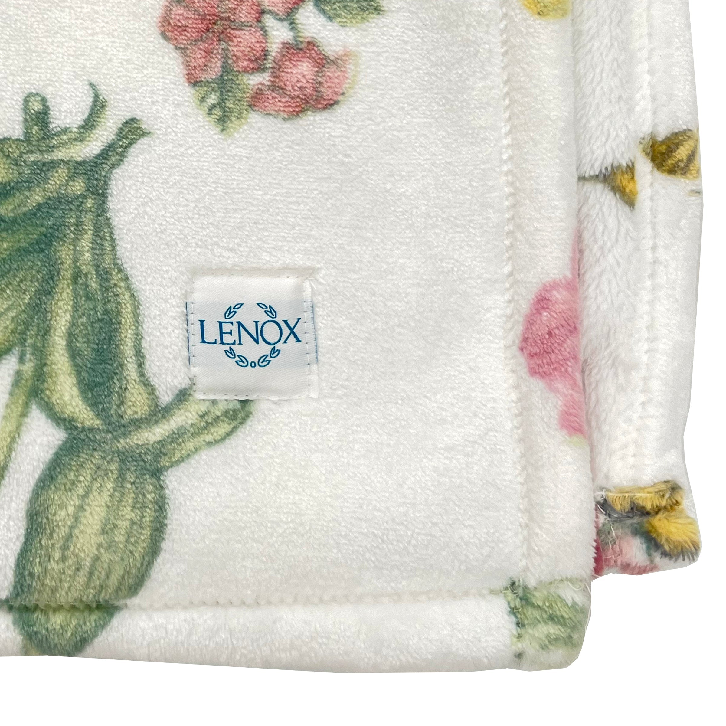Lenox Westmore Butterfly Meadow Bloom Pink Throw Blanket - Image 8
