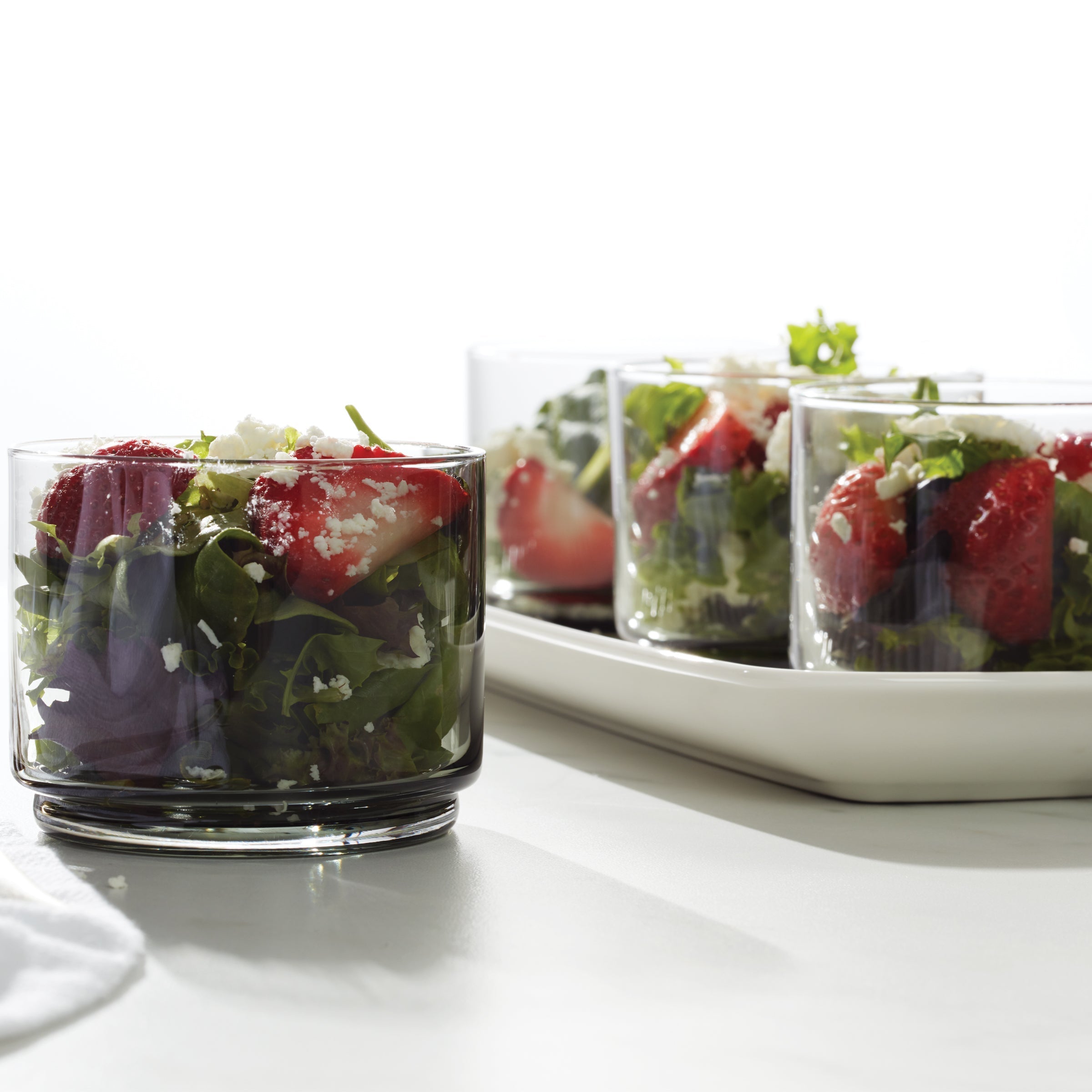 Lenox Westmore Tuscany Classics Stackable Smoke Short Glasses, Set of 4 - Image 4